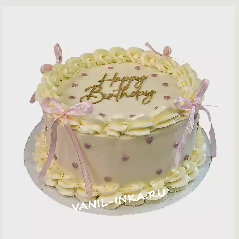 Торт с бантиками